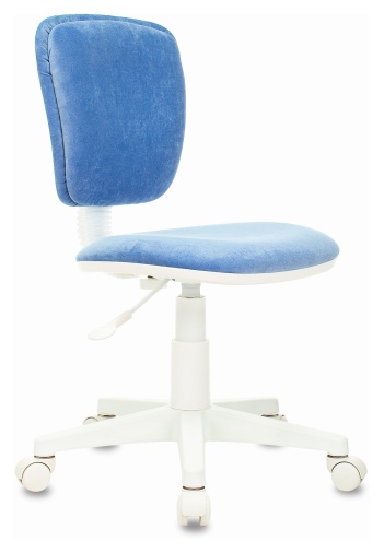 Кресло детское Бюрократ CH-W204NX Velvet белый пластик - рис.3