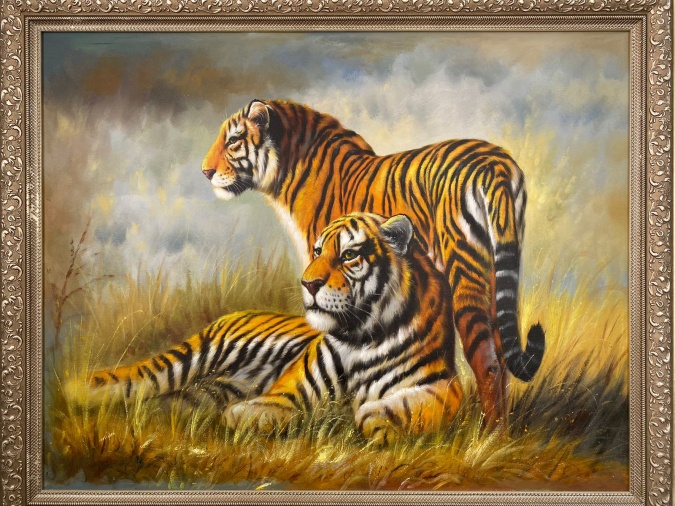 Картина "Тигры"