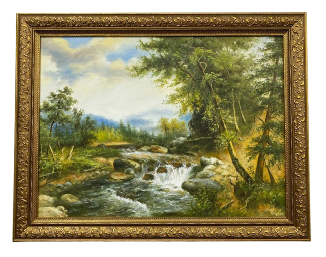 Картина "Порог в лесу"